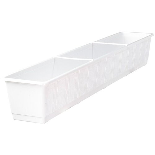GELI balkonsko korito standard (dolžina: 100 cm, bela) Slike