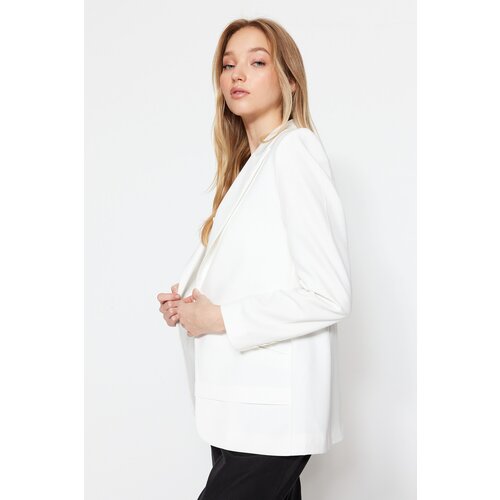Trendyol Blazer - Ecru - Regular Slike
