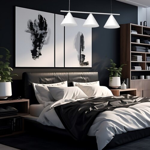  Visilica na sajli CAPITAL 3xGX53/15W/230V beo Slike