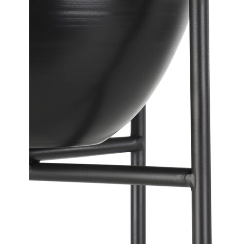 Eglo 428035 - Metalna saksija za cveće SHIKABE 73x23,5 cm crna Slike