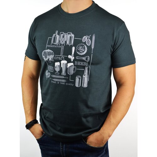 NOVITI Man's T-shirt TT007-M-03 Slike