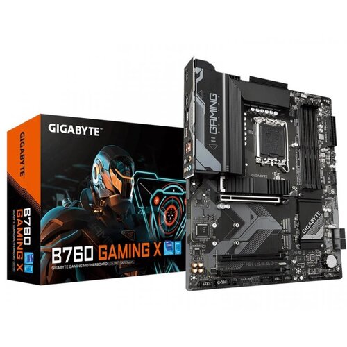 Gigabyte B760 GAMING X Motherboard - Supports Intel Core 14th Gen CPUs, 8+1+1 Phases Digital VRM, up to 7600MHz DDR5 (OC), 3xPCIe 4.0 M.2, 2.5GbE LAN, USB 3.2 Gen 2 Cijene