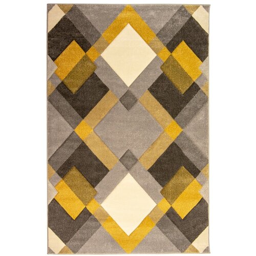 Flair Rugs Sivo-rumena Nimbus, 120 x 170 cm Cene