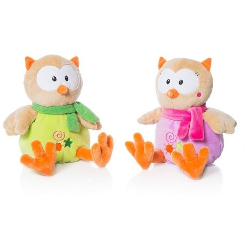 Artesavi pliš ropotulja 28cm sovica Cene