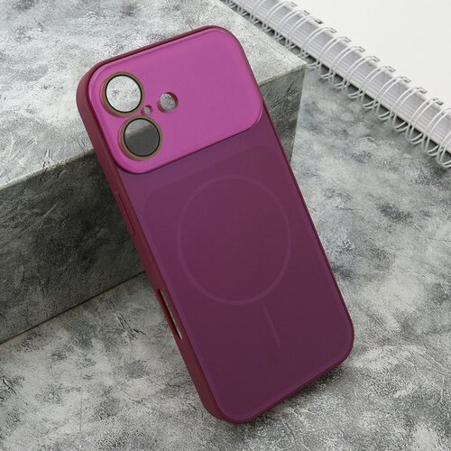  Futrola COLOR METAL MagSafe II za iPhone 17/ roza Slike