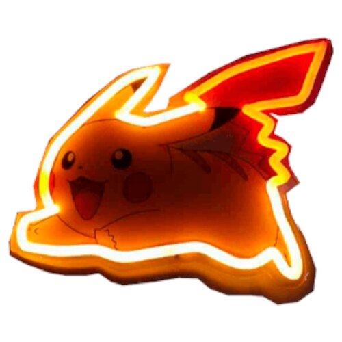 Gaya TEKNOFUN stenska svetilka Pokémon Pikachu, neonsko rumena svetloba, električno napajanje, (20870765) Cene