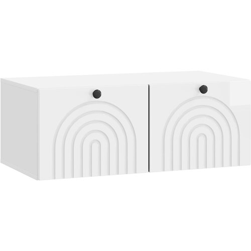 TV ormar za zid Zidne Bijela visokog sjaja 78,5 x 41 x 30 cm Cene