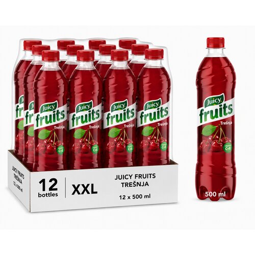 Juicy Fruits tre&amp;scaron;nja, 12 x 500 ml XXL Slike