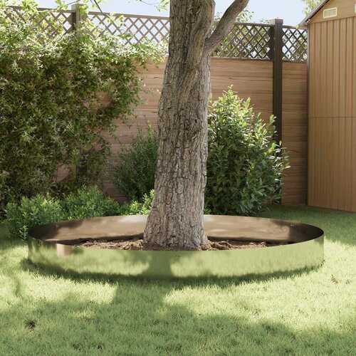  Ograda oko Travnjaka 20 pcs 103 x 30 cm metal Srebrna Slike