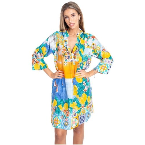 Isla Bonita By Sigris Kratke obleke Kurta Večbarvna Slike