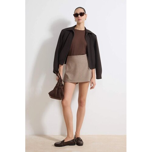 TRENDYOLMILLA ženska suknja Twoss26Sr00015, Crvena-Multicolor Cene