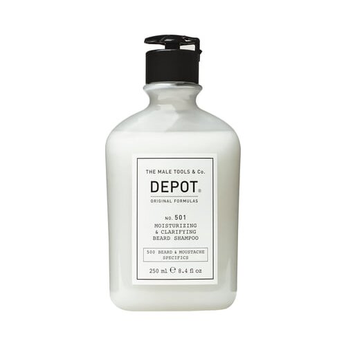Depot No. 501 Moisturizing &amp;amp; Clarifying Beard Shampoo hidratantni &amp;scaron;ampon za bradu i brkove 250 ml Slike