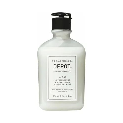 Depot No. 501 Moisturizing & Clarifying Beard Shampoo hidratantni šampon za bradu i brkove 250 ml