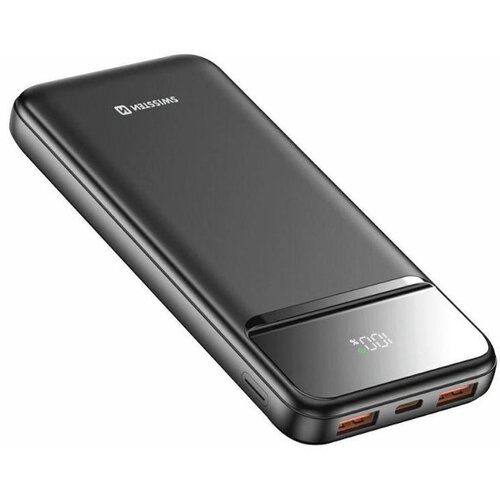 Prenosna baterija SWISSTEN POWER LINE II 10000 MAH, črna Slike