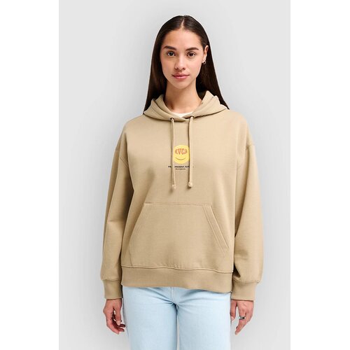 Rvca Smiley Pulover s kapuco khaki Cene