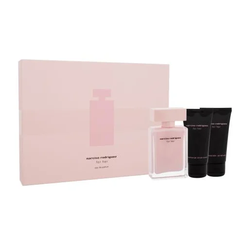 Narciso Rodriguez For Her Set parfemska voda 50 ml + losion za tijelo 50 ml + gel za tuširanje 50 ml za ženske