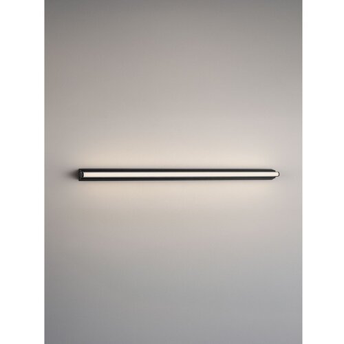 Nova Luce Mat črna aluminijasta LED stenska svetilka Endo &amp;ndash; Slike