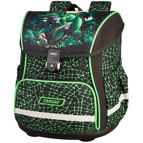 Target Ergonomska šolska torba GT Click Dino Explorer, anatomic Cene