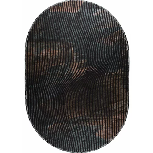 Vitaus Črna pralna preproga 80x120 cm –
