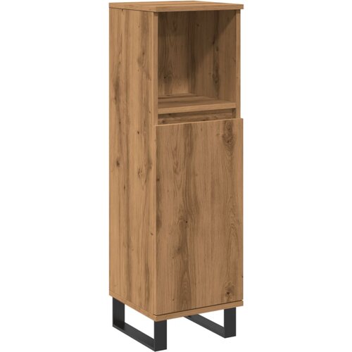 vidaXL Kopalni&scaron;ka omarica artisan hrast 30x30x100 cm inženirski les, (21670546) Cene