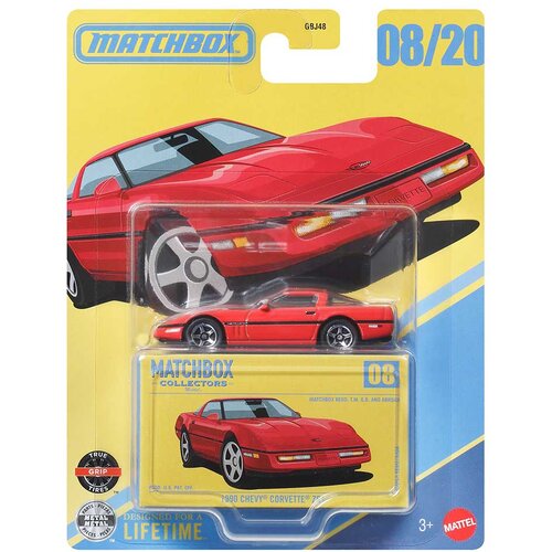 Mattel Matchbox Collectors: 1990 Chevy Corvette ZR1 kolekcionarski autić u kutiji 1/64 - Slike