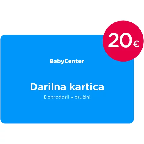 Baby Center Darilna kartica 20 €