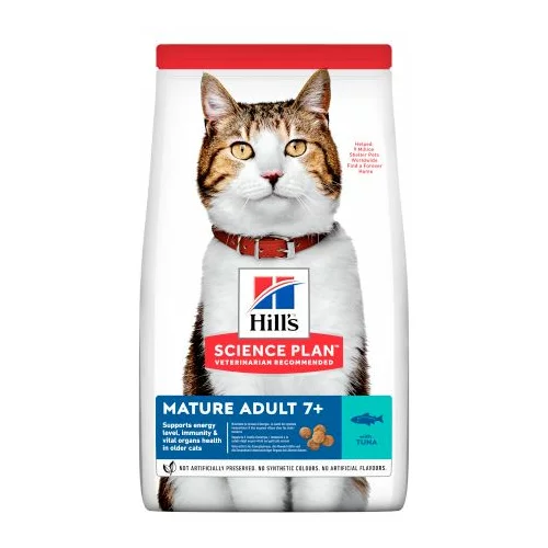 Hill’s ™ Science Plan Mačka Mature 7+ s Tunom, 1,5 kg