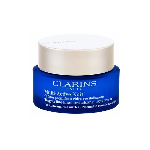 Clarins multi-Active noćna krema protiv bora za normalnu i mješovitu kožu 50 ml za žene