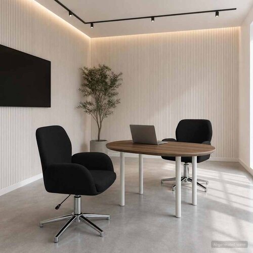 vidaXL Okretne radne stolice 2 kom. 54 x 58 x 90 cm Crna Tkanina Cene