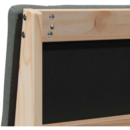  Tapecirani uzglavlje Tamno siva 100 cm Čvrsto borovo drvo Slike