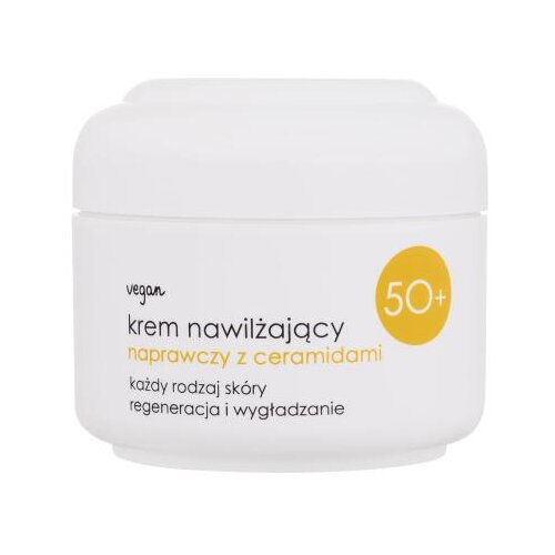 Ziaja 50+ Moisturizing Cream With Ceramides dnevna krema za obraz za vse tipe kože 50 ml za ženske Cene