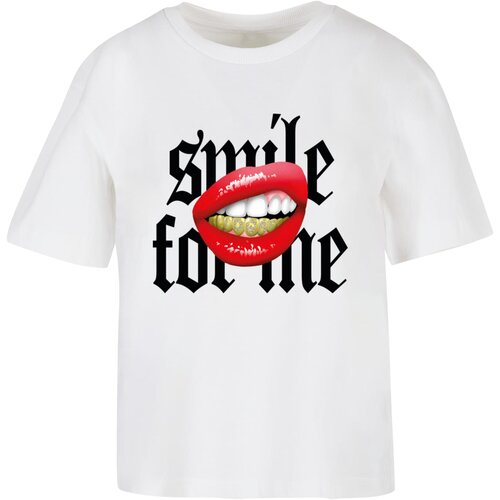 Miss Tee Women's T-shirt Smile For Me - white Cijene