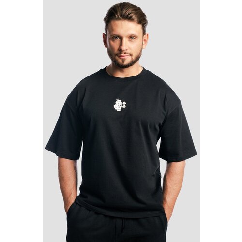 GymBeam shaker boxy t-shirt black 112219 Slike