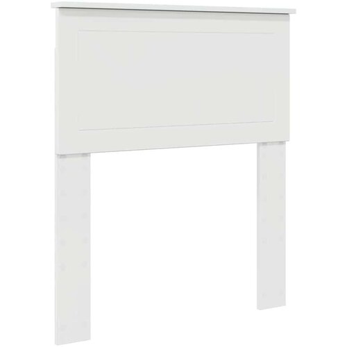  Uzglavlje s uzglavljem Sjajno bijelo 75 cm Konstruirano drvo Slike