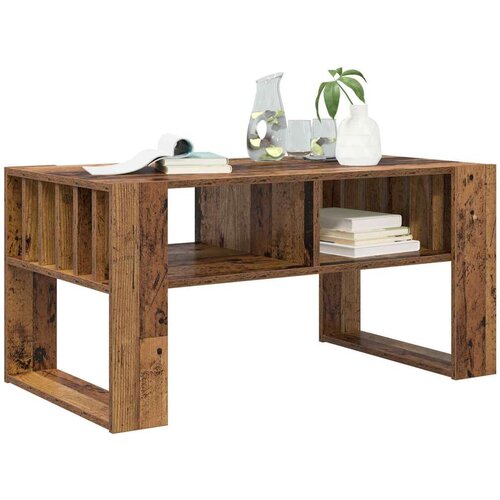  Stolić za kavu Staro drvo 92 x 49 5 x 45 cm Konstruirano drvo Slike