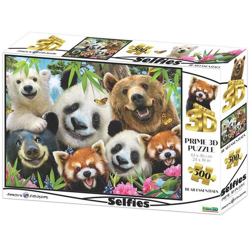 Prime 3d Puzzle 3D - Medvjedi 500 kom 61x46cm selfie Cene