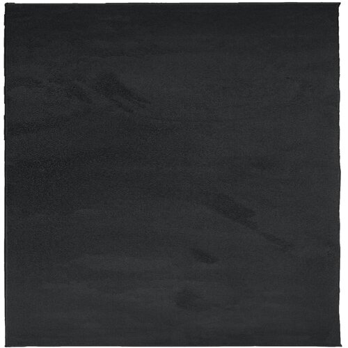  Tepih OVIEDO kratkih vlakana crni 200 x 200 cm Slike