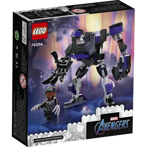 Lego Oklep Black Panther Mech Armor -76204, (20318343)