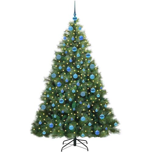  Umjetno božićno drvce s stalakom Zelena 180 cm PE i PVC 109 x 109 x 180 cm Slike