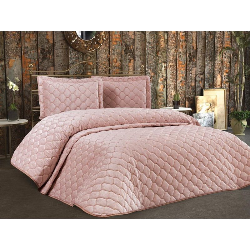 Lima Powder Powder Double Bedspread Set Cene
