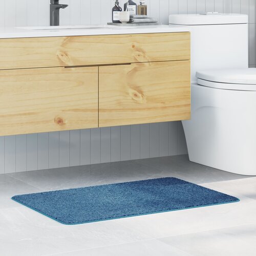 vidaXL Modra Poliester 60 x 90 cm Kopalna preproga Pravokotna Cene