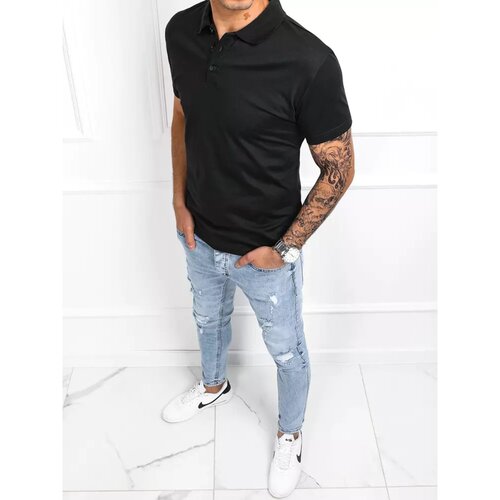 DStreet Men's black polo shirt PX0512 Cijene