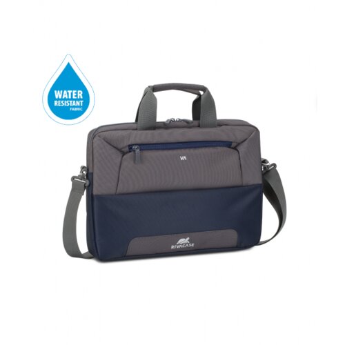 Riva Case torbica 7727 za prenosnike do 14 inch - sivo moder Cene