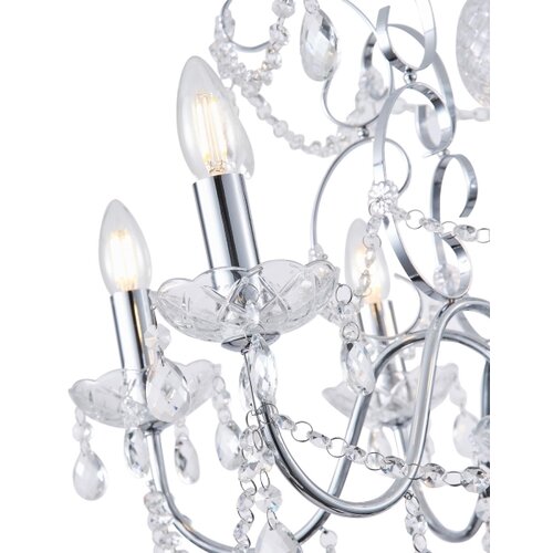  Luster na lancu KRISTALLO 6xE14/15W/230V Slike