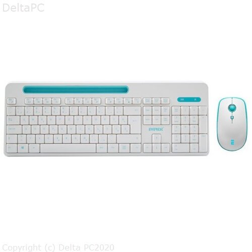 Everest Elite KM-6388 set tastatura + mis bijelo/plavi Cijene