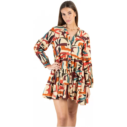 Isla Bonita By Sigris Kratke obleke Kratka Obleka Oranžna