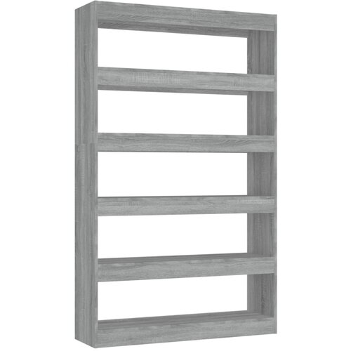 Maison Chic Knjižna omara - Knjižni regal siva sonoma 100x30x166 cm, (21723281) Slike