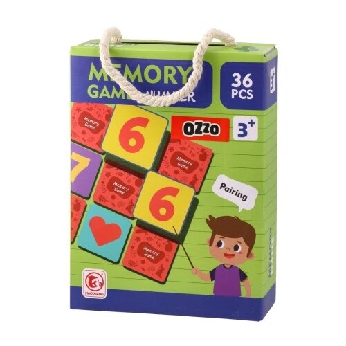 Ozzo Smart card, edukativna igra, memorija, brojevi, 36 delova Cene