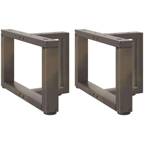  Noge za stolić T-oblika 2 kom prirodni čelik 50x25x(30-31)cm Cijene