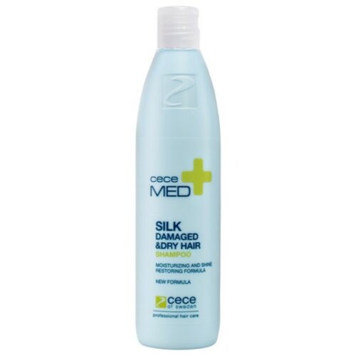 CECE MED hidratantni šampon za suvu i oštećenu kosu sa svilom silk damaged & dry hair silk 300ml Cene